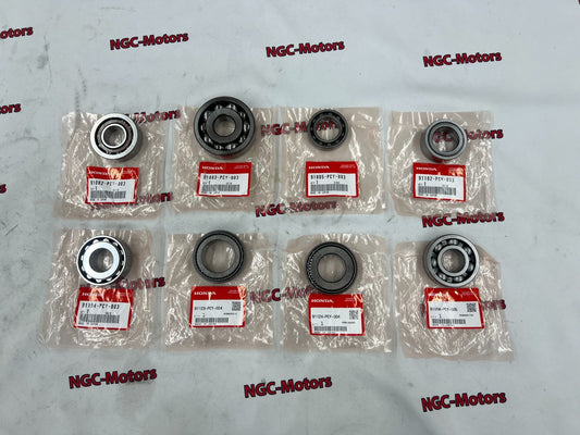 Genuine Honda S2000 AP1 AP2 S2K Transmission Gearbox Bearings Set of 8 OEM NEW