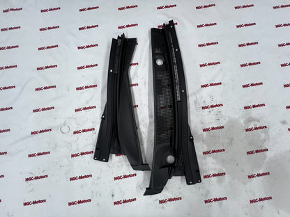Mitsubishi Front Windshield Cowl Side Garnish LH RH Set MB893066 MB893069 OEM2