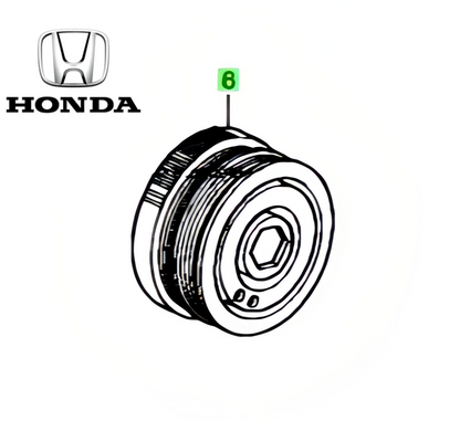 Genuine Honda NSX AT Crankshaft Pulley 13811-PR7-A11