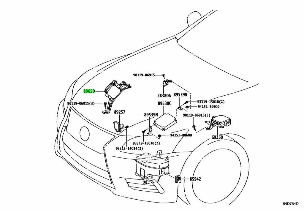 Toyota Genuine Computer Assembly, Power 89650-50310 NEW1