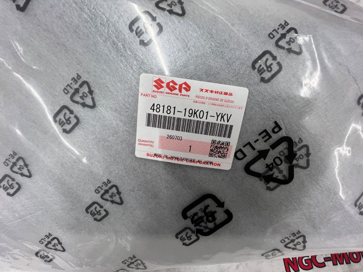 48181-19K01-YKV Suzuki Shield,leg side lower l 4818119K01YKV, New Genuine OEM Pa