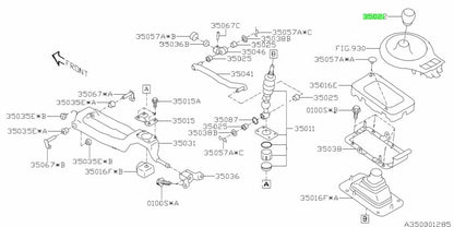 Genuine Subaru Gear Shift Knob OEM 35022-CA0000