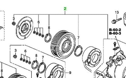 OEM COMPRESSOR COMP. Genuine Honda Accord 38810-RL5-A02