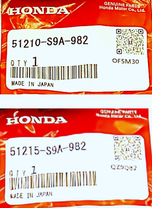 OEM KNUCKLE COMP FR R&L SET Honda CR-V LA-RD4 51210-S9A-982/51215-S9A-982