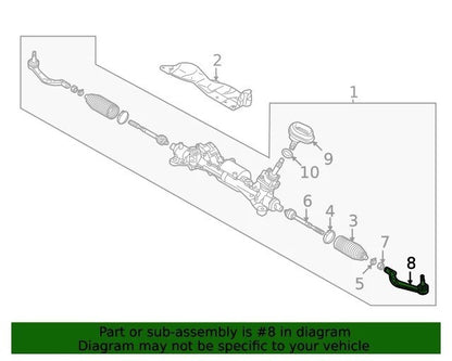 Genuine Mitsubishi Outer Tie Rod 48640W000P1