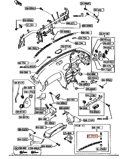 OEM MAZDA SUN SENSOR RX-7 FD3S F102-61-7511