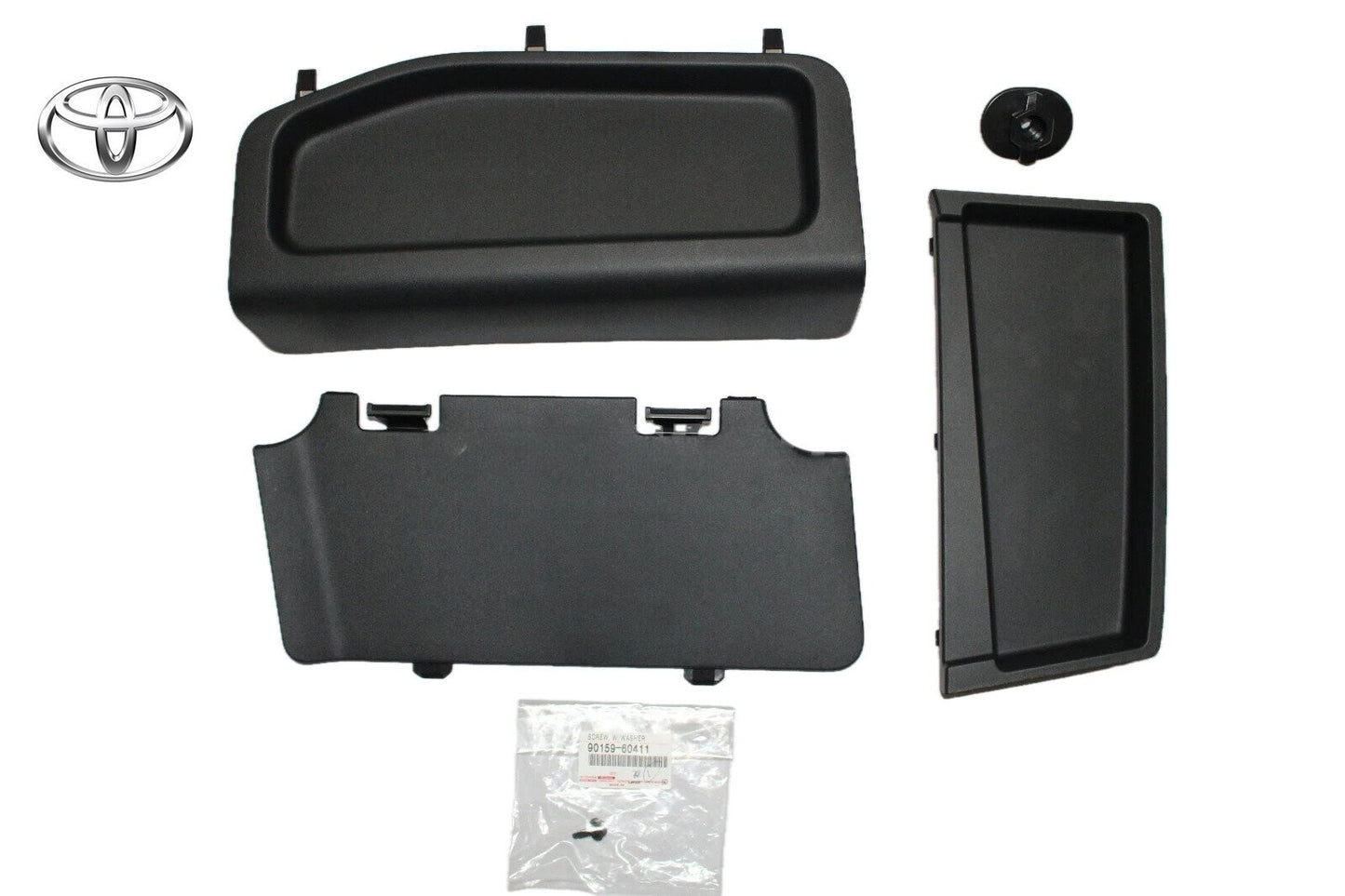Toyota FJ Cruiser 07-14 OEM Rear Trim Panels Hooks Tray for Removed Sub Woofers0