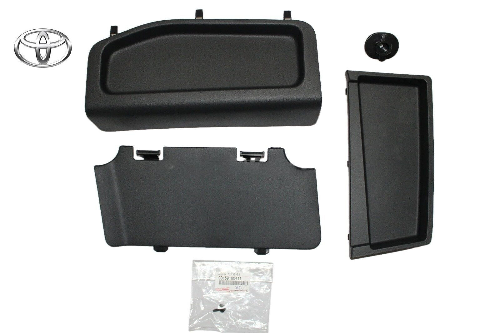 Toyota FJ Cruiser 07-14 OEM Rear Trim Panels Hooks Tray for Removed Sub Woofers0