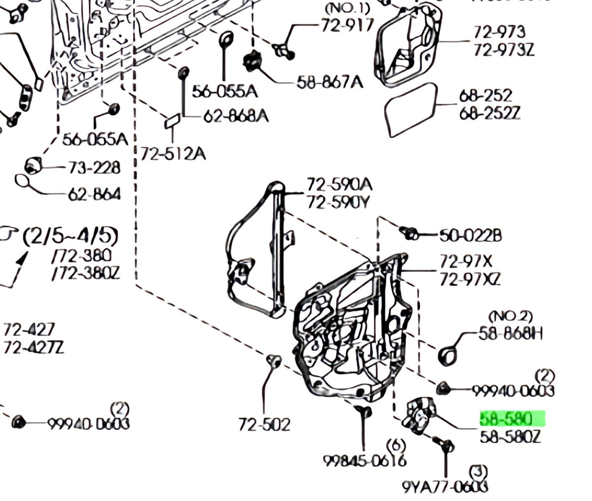 Genuine OEM Mazda GJ6A-58-58XC Window Motor