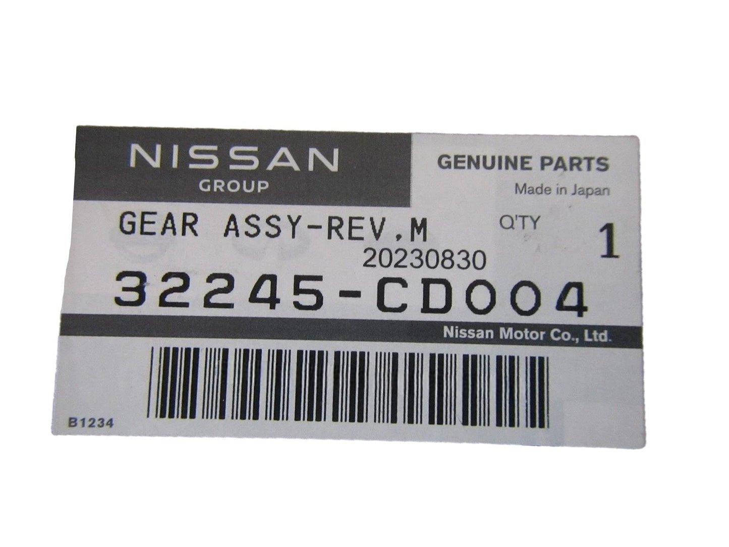 Genuine Nissan 350Z 370Z G35 G37 6MT Reverse Main Shaft Gear 32245-CD004 OEM1