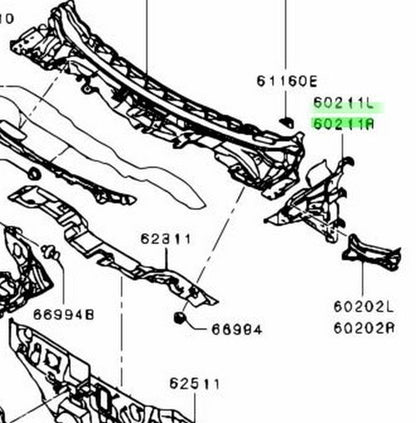 OEM (maker) (Part Name) (Car name) (Model) (model year) (Part number)1