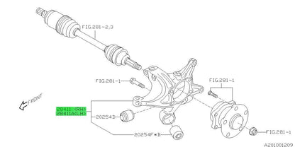 NEW Genuine Subaru Rear Axle Housing Assembly R&L Set OEM 28411VA020 28411VA0301