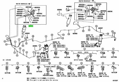 Toyota OEM 48095-30060 Valve Sub-Assy  Height Control  No.1 4809530060 JAPAN JDM1