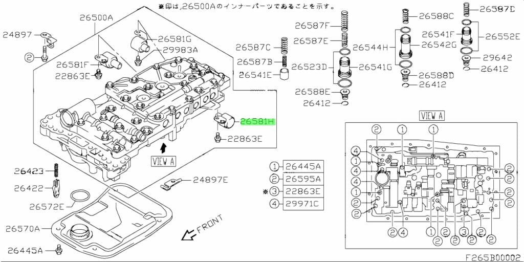 26581-54J70-000 Suzuki Solenoid,control no.3 2658154J70000, New Genuine OEM Part1