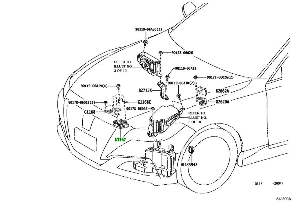 OEM Genuine TOYOTA Lexus Oil Pump Motor Controller Module G1167-50020 G1167500200
