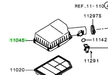 OEM Genuine Mitsubishi Outlander PHEV GG2W COVER,AIR CLEANER 1500A3731