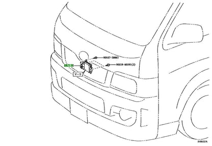 Genuine Toyota Hiace GDH201V Millimeter Wave Radar Sensor OEM 88210-260201