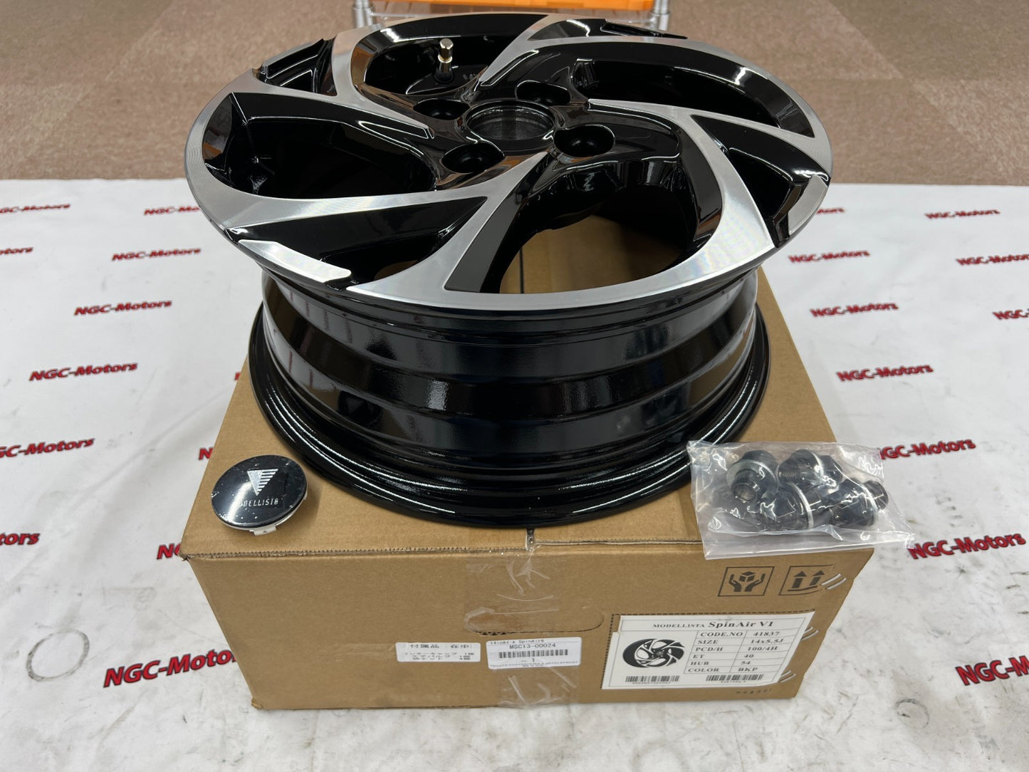 Genuine Toyota Yaris MODELLISTA SpinAir VI 14x5.5J +40 Wheel MSC13-00024 OEM5