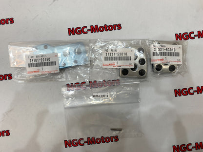 OEM PAD, BRAKE, CLUTCH PEDAL,  ACCELERATOR, PIN SET Toyota 2000-2005 MR2 ZZW30L
