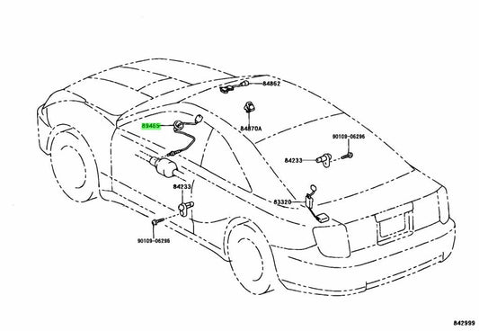 Genuine Toyota OEM Oxygen O2 Sensor 89465-206901