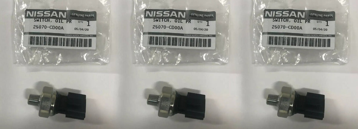 R35 GT-R Transmission oil pressure sensor Set of 3 Nissan Genuine 25070-CD00A