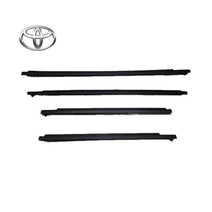 Toyota Genuine 4Runner 96-02 Front Rear Door Belt Molding Left Right Pair OEM0