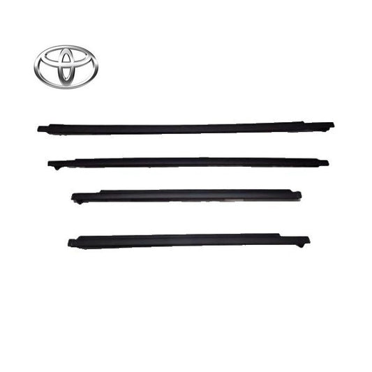 Toyota Genuine 4Runner 96-02 Front Rear Door Belt Molding Left Right Pair OEM0