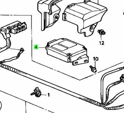 OEM Honda Integra DB8 DC2 SRS Control Module 77960-ST7-N92 Genuine1