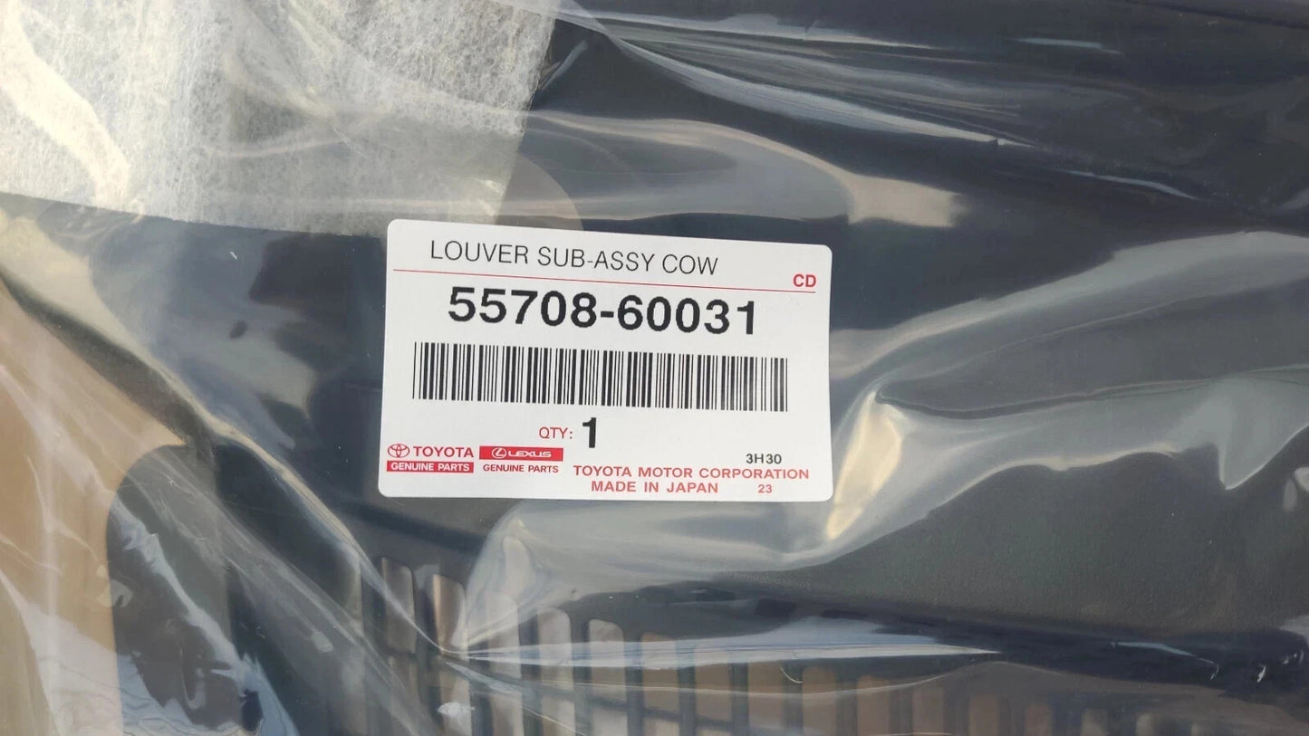 OEM Genuine TOYOTA LANDCRUISER PRADO CowlTopVentilatorLouverSub-Assy 55708-600311