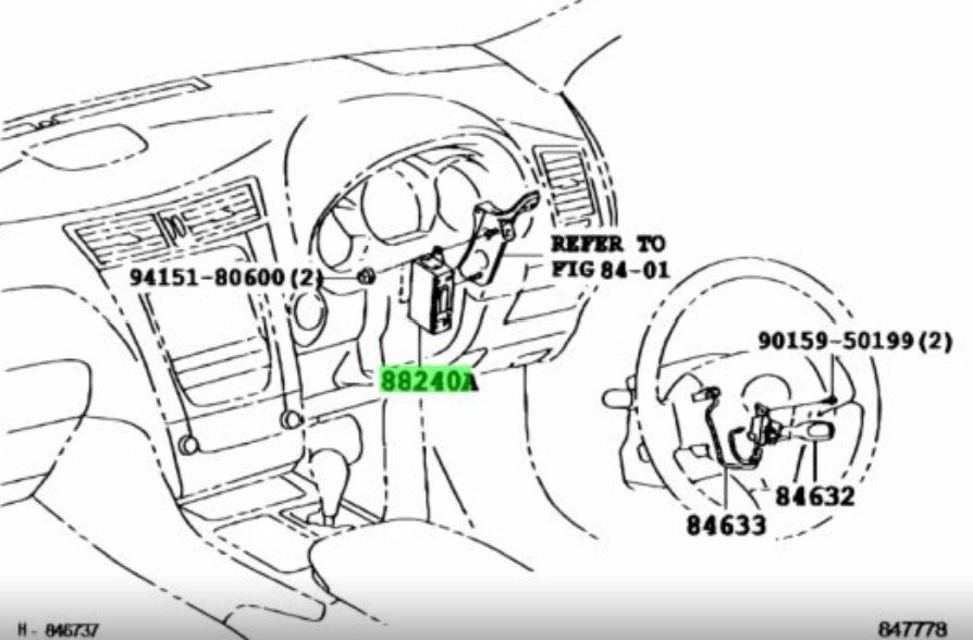 Genuine TOYOTA Lexus GS450H Distance ControlComputer Assy 88240-30520 88240305201