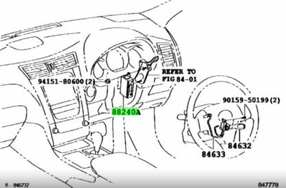 Genuine TOYOTA Lexus GS450H Distance ControlComputer Assy 88240-30520 88240305201