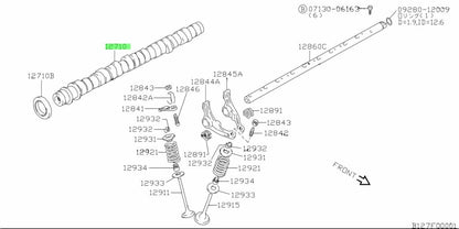 Genuine Suzuki Camshaft 12710-52G00 OEM1
