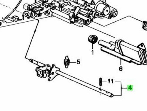 OEM Honda Acura Integra DB7 DB8 DC2 AT Control Shaft 24410-P24-J011