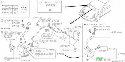 NEW Genuine Nissan Water Level Sensor Assembly OEM 28911-40F-001