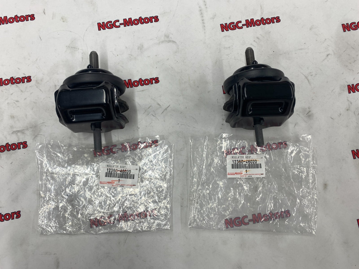 TOYOTA Genuine SOARER LEXUS SC300 SC400 1JZ-GTE 2JZ-GTE Engine Mount x2 Set OEM