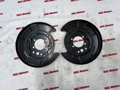 Genuine Nissan Rear Brake Backing Plate LH＆RH SET 44020-WL001 44030-WL001 NEW
