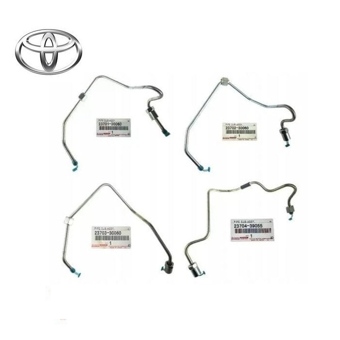 TOYOTA GENUINE Prado KDJ120 KDJ125 1KD FTV Fuel Injector Pipe 4 set 23701-300600