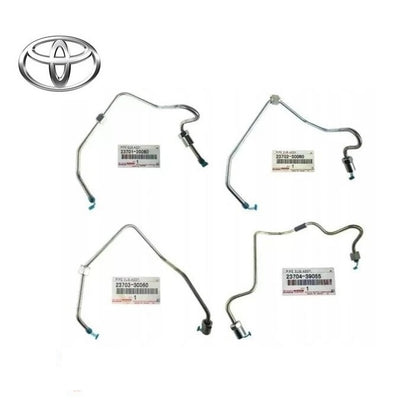 TOYOTA GENUINE Prado KDJ120 KDJ125 1KD FTV Fuel Injector Pipe 4 set 23701-300600