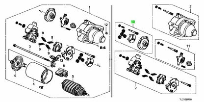 OEM GEAR SET, REDUCTION Genuine Honda Accord 31220-R40-A01