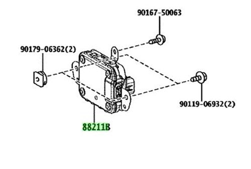 OEM Genuine TOYOTA Lexus Millimeter Wave RadarSensorAssy 88210-47110 88210471102
