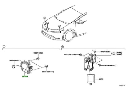 OEM Genuine TOYOTA Lexus Millimeter Wave RadarSensorAssy 88210-47110 88210471101