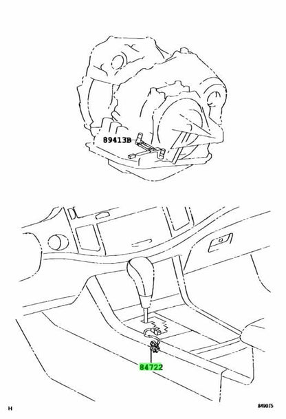 New OEM Genuine TOYOTA Lexus Transmission Control Switch 84722-20240 84722202402