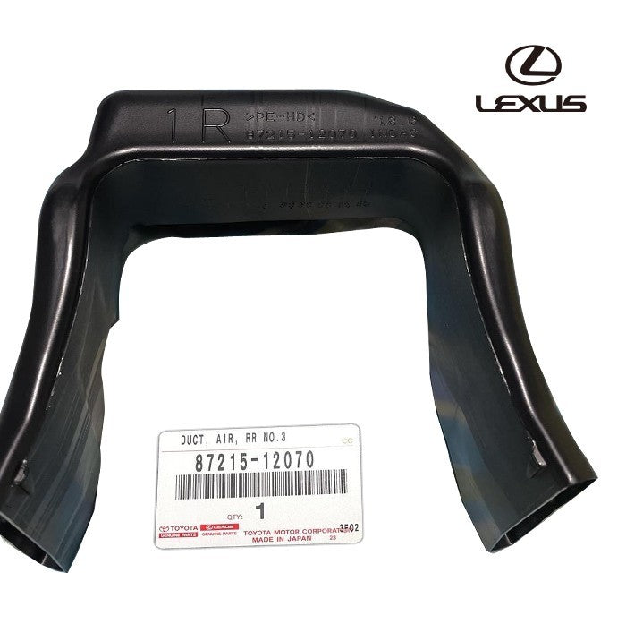 OEM Genuine TOYOTA Lexus Rear AirDuct No.1 HVAC Heater AC 87215-12070 87215120700