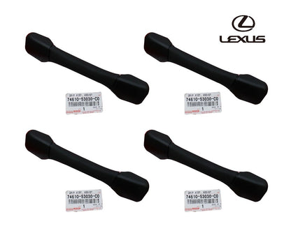 OEM Genuine TOYOTA LEXUS Assist Grip Sub Assy Set BLACK Trim 74610-53030-C0 4PCS0