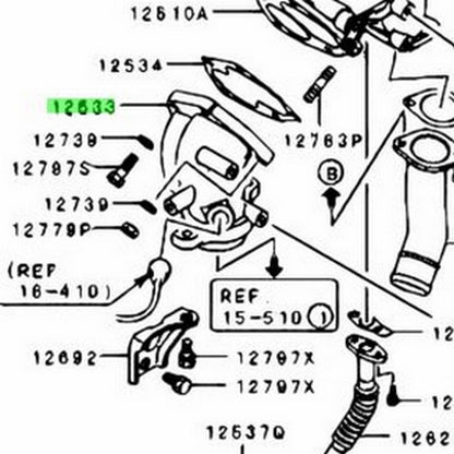 Genuine Mitsubishi Lancer Evo CT9A Turbo Exhaust Outlet Fitting MR5972821