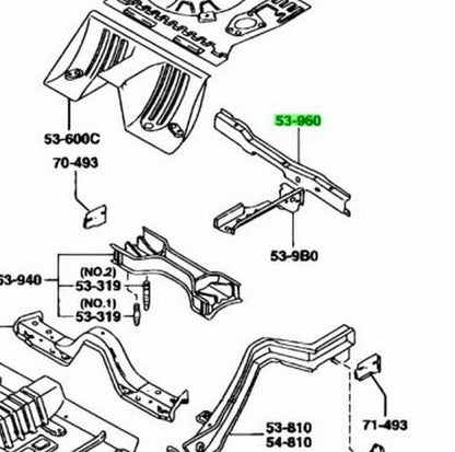 OEM MAZDA CROSS MEMBER NO.5 RX-7 FD3S FD01-53-940A1