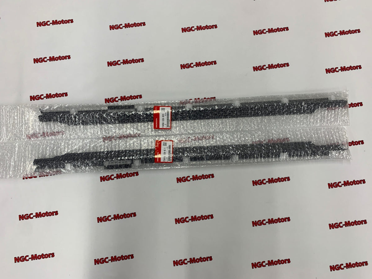 HONDA S2000 AP1 AP2 Genuine Front Door Window Molding Assy Right & Left Set OEM