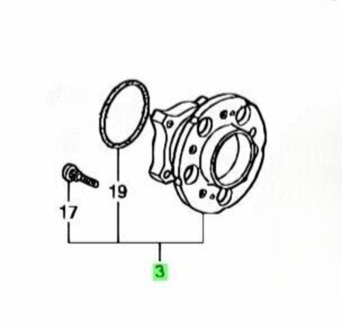 OEM REAR BEARING ASSY HUB UNIT R&L SET Honda CR-V DBA-RE3 42200-SWB-951