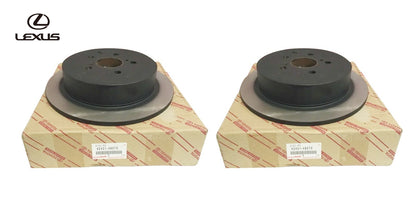 OEM TOYOTA LEXUS REAR BRAKE ROTOR 2pcs 2010-2015 RX350 RX450H (JPP) 42431-480700
