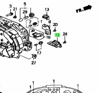 OEM Honda Integra DB8 DC2 Meter Amplifier Assembly 78140-ST7-J21 Genuine1